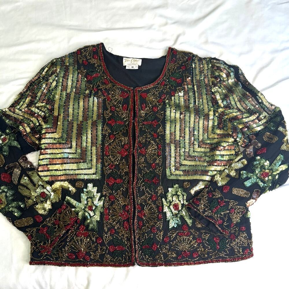 Tan-Chho Vintage 80's Multi-Colored Sequin Jacket